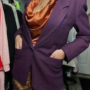 Purple Vintage Blazer! Perfect for the holidays!